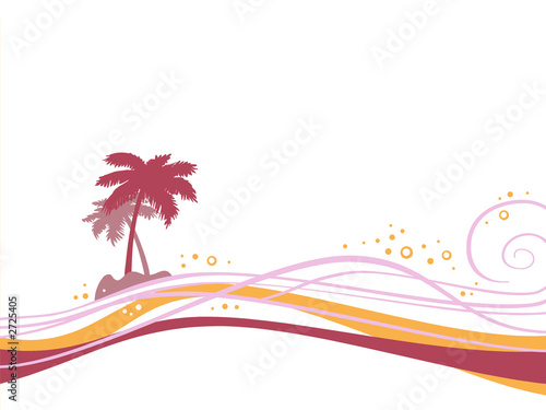 Illustration: exotique fond blanc exotique fond blanc