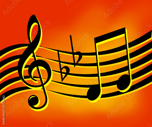 musical notes background. music notes background
