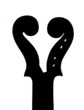 silhouette of fiddles