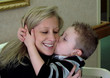 a kiss for mommy