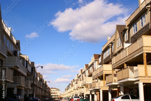 Photo: clouds on top of town house clouds on top of town house