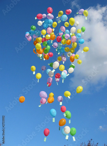 lâcher de ballons