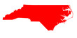 north carolina outline north carolina outline