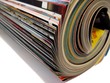 rolled up magazines