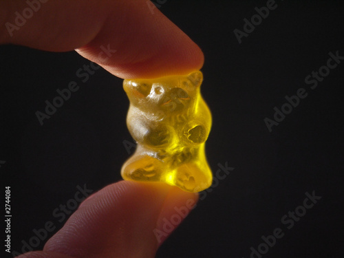 gummy bear gets squished