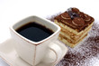 tiramisu dessert and coffee