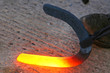 horse shoe out of the embers