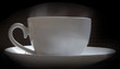 steamy cup of coffee