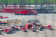 trucking industry aerial view