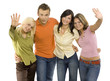 group of teenage friends
