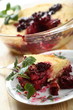 groats with cherries jam groats with cherries jam