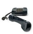 Photo: telephone set of black color telephone set of black color