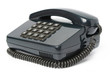 Photo: telephone set of black color telephone set of black color