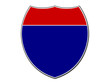 blank interstate sign blank interstate sign