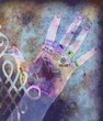 chakra hands - violet
