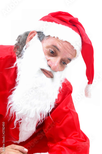 Photo: depressed santa claus depressed santa claus