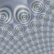metal plate with drops of water. color background texture.
