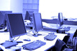 empty computer room empty computer room
