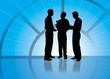 business meeting silhoutte