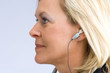 woman's side-face