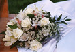 cream rose bouquet