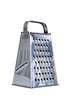 isolated stainless grater on white background
