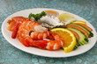 seafood platter wit hprawns and oyster