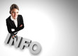 beautiful customer representative
