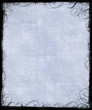 pale blue background with victorian frame