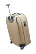 beige travel suitcase - isolated beige travel suitcase - isolated