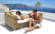 Photo: summer relaxation - honeymoon couple summer relaxation - honeymoon couple