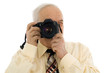 senior successful press photographer