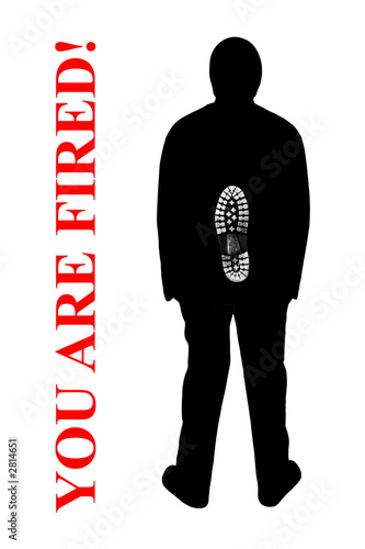 Illustration: you are fired! you are fired!