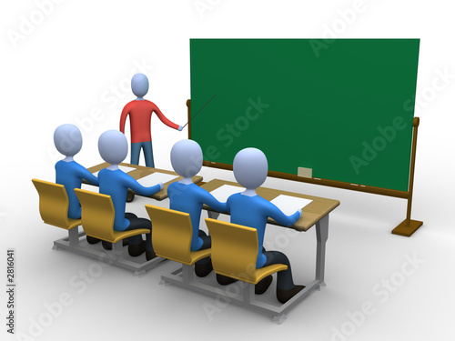 teacher in classroom
