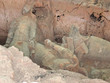 decimated terracotta warriors army, zian, china decimated terracotta warriors army, zian, china