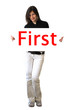 first