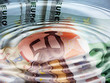 Illustration: euro unter wasser euro unter wasser