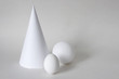 the egg, the cone and the sphere