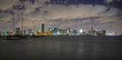 miami skyline at night