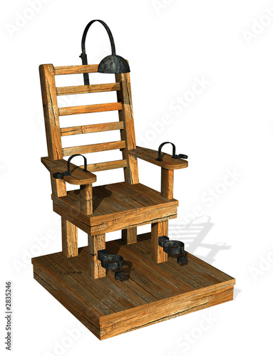 Illustration: electric chair electric chair