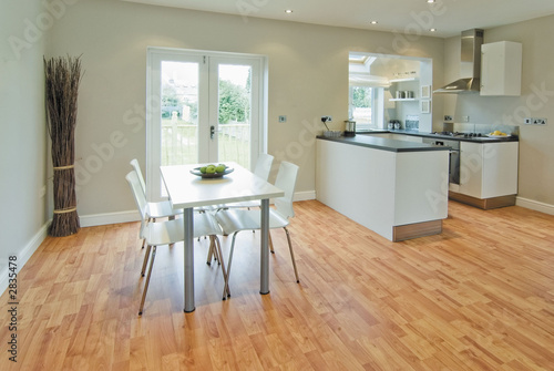 Photo: dining room and kitchen dining room and kitchen