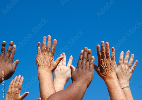 Photo: Hands up for freedom Hands up for freedom