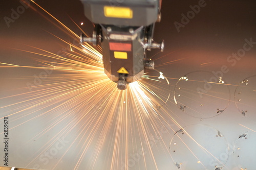 laser close-up