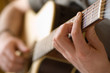 guitar close up being played guitar close up being played