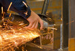 grinding on steel