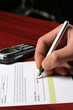 signed contract