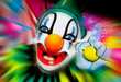 face of a clown