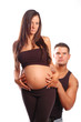 pregnant lady and man