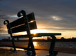 dark empty bench
