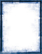 blue grunge frame